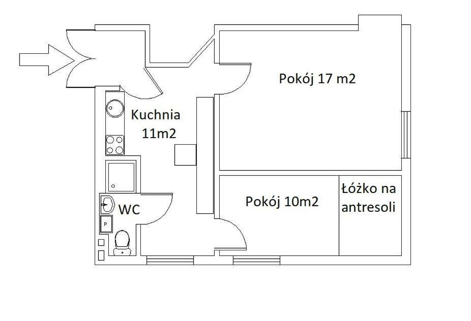 Apartament 2 Pokoje Lublin Centrum Ulica Narutowicza Esterno foto
